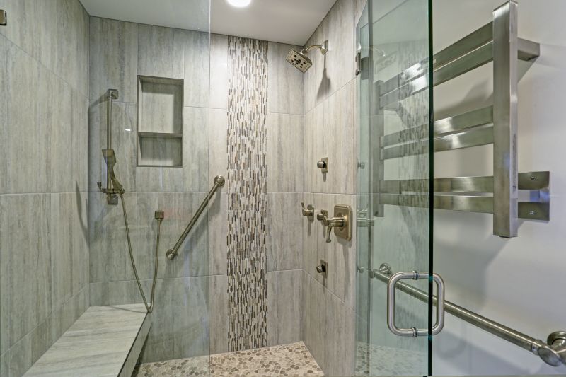 Glass Block Shower Wall