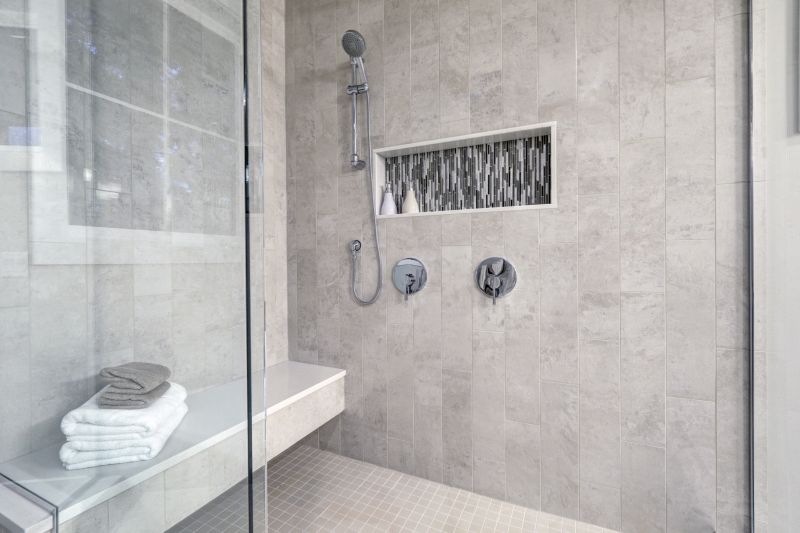 Luxury Shower with Custom Tiles